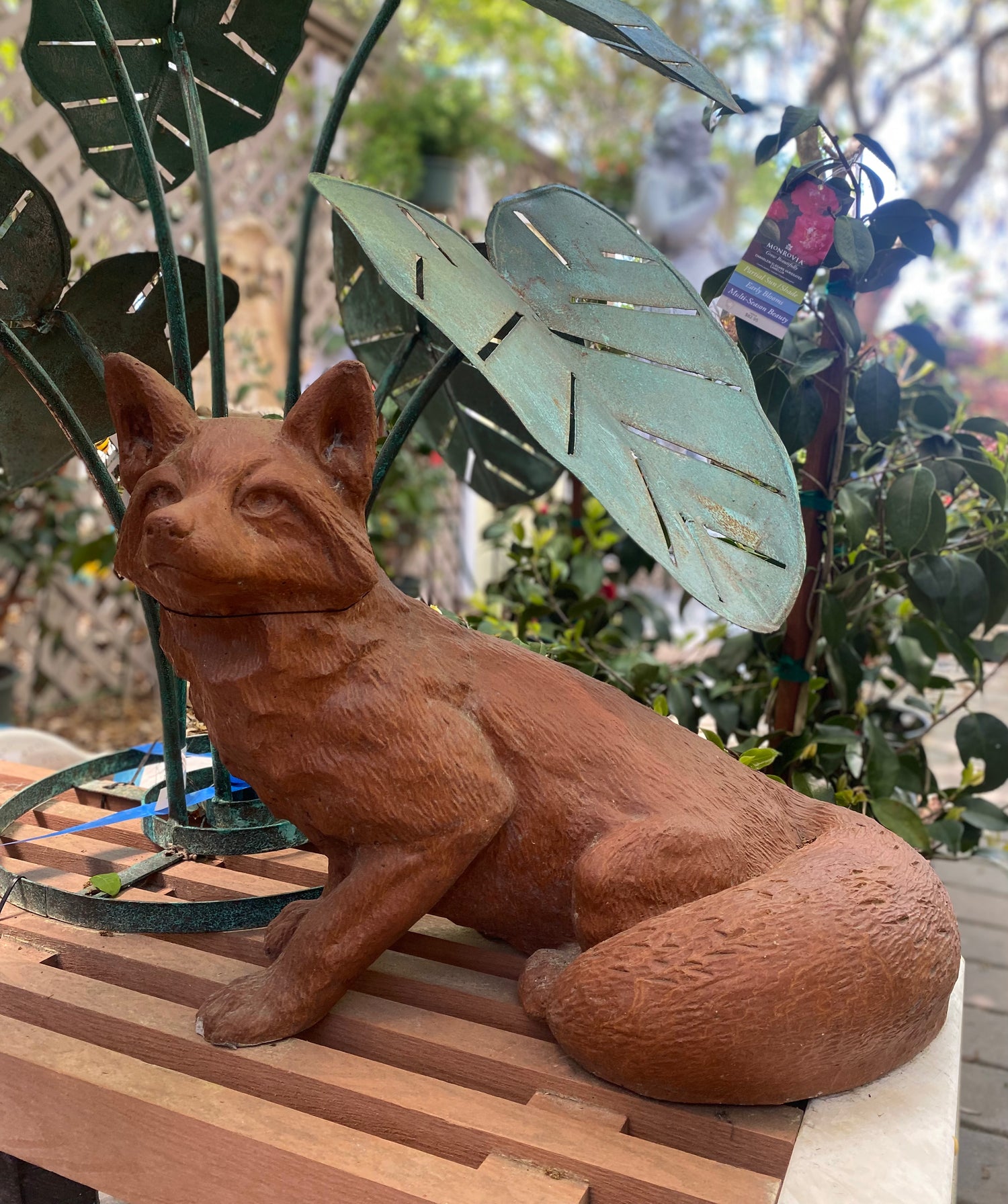 Noble Fox Garden Statue