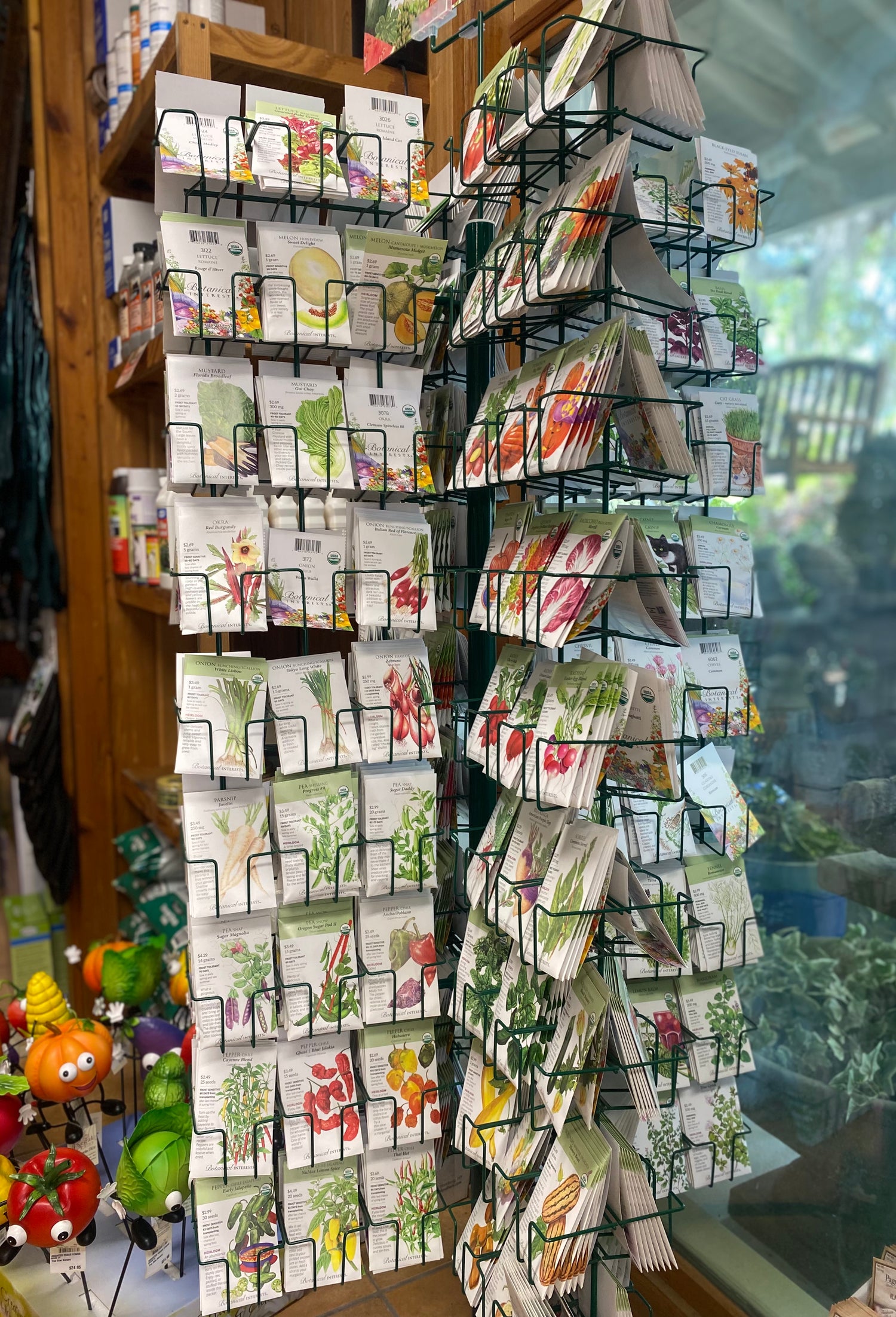 Heirloom Seed Display