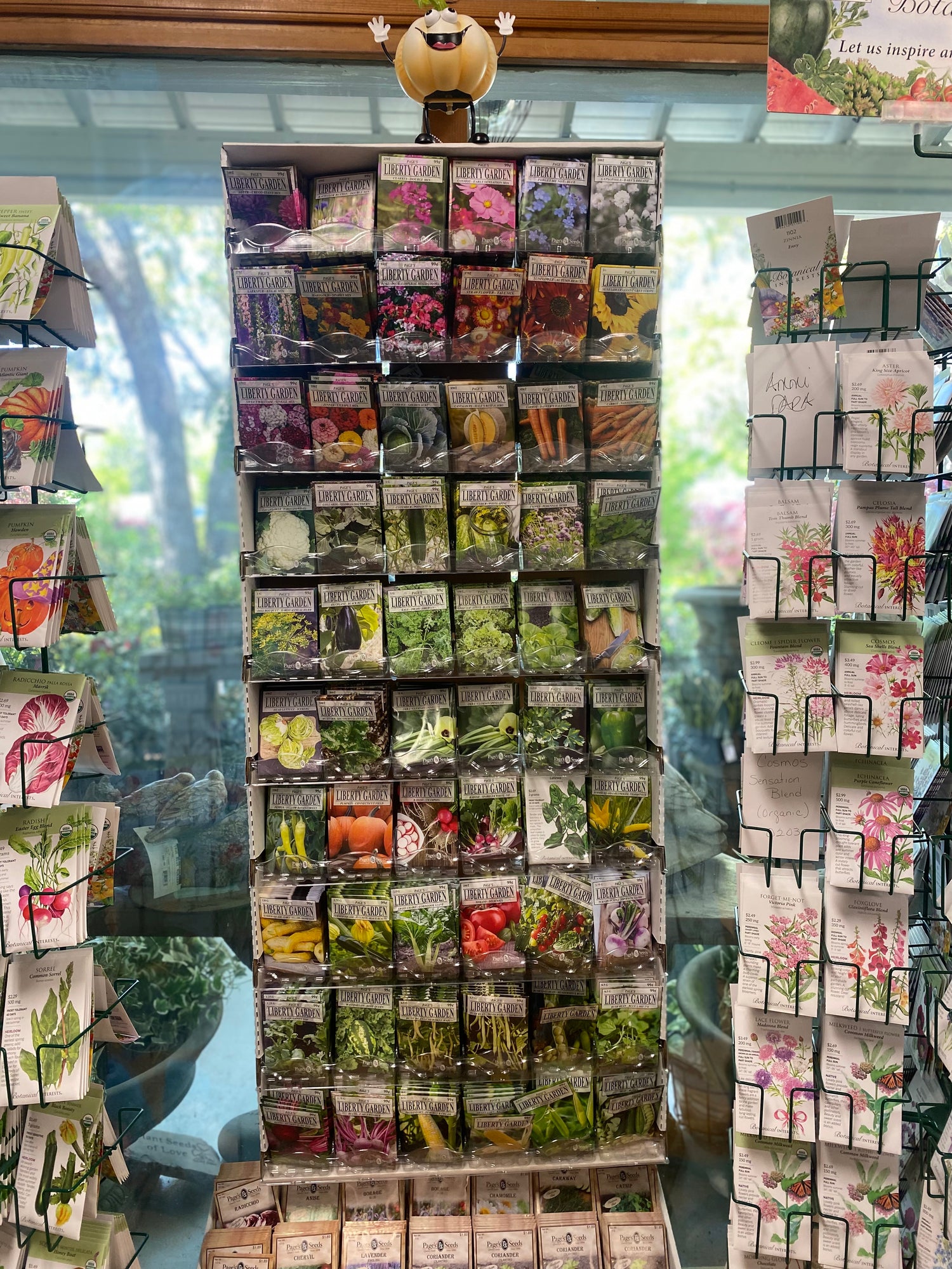 Liberty Garden Seed Display