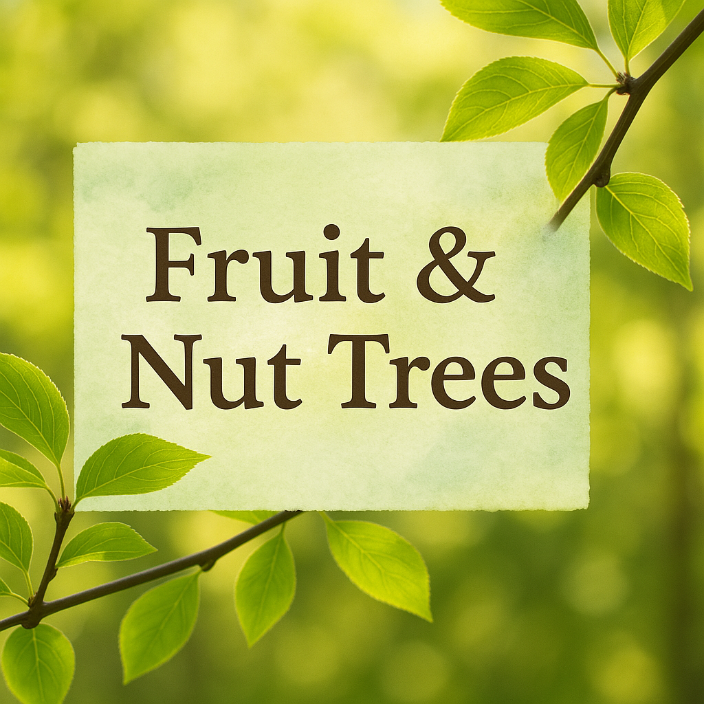 - Fruit & Nut Trees -