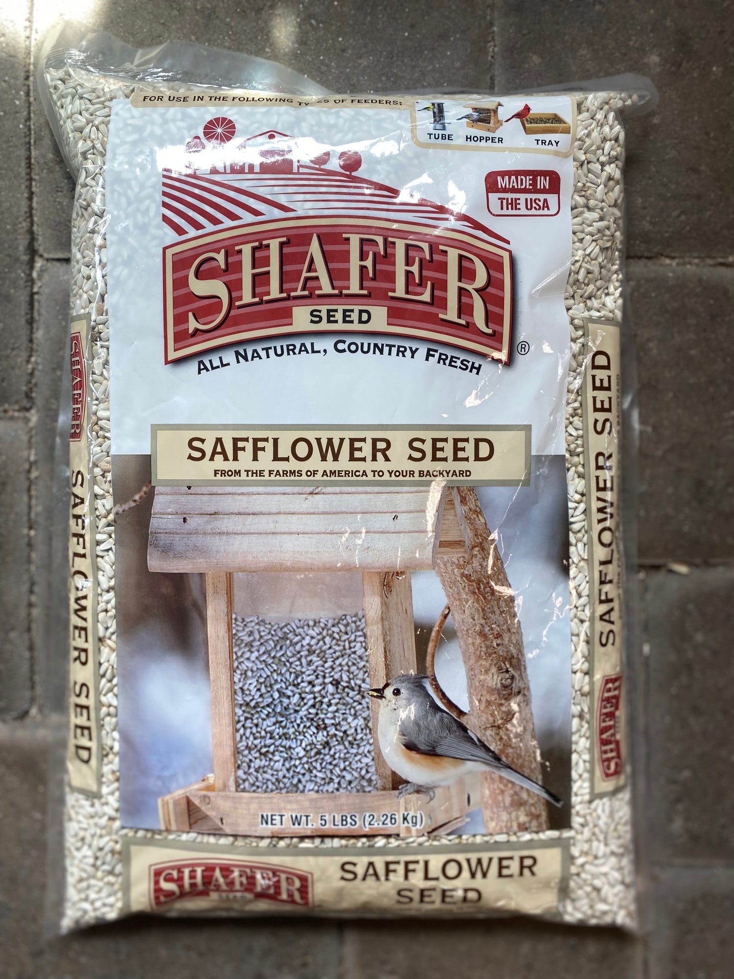 Shafer Safflower Seed - 5lb Bag