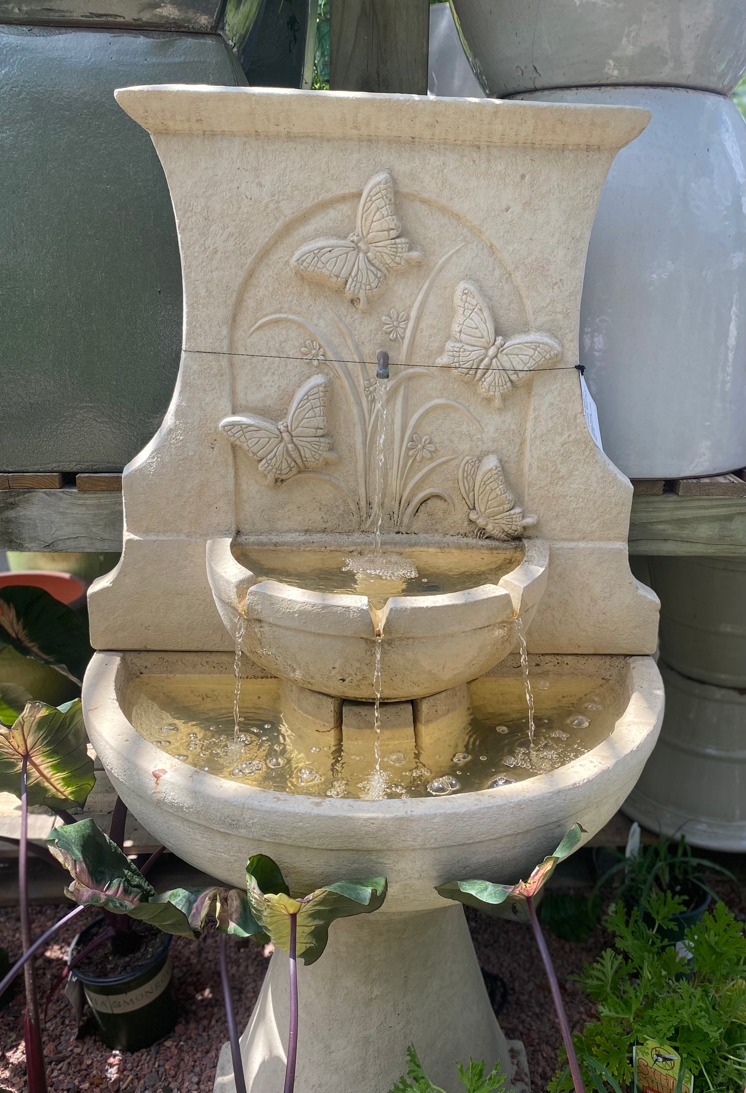 Fortuna Butterfly Wall Fountain