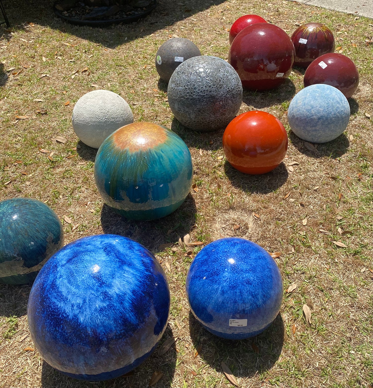 Decorative Glazed Garden Spheres