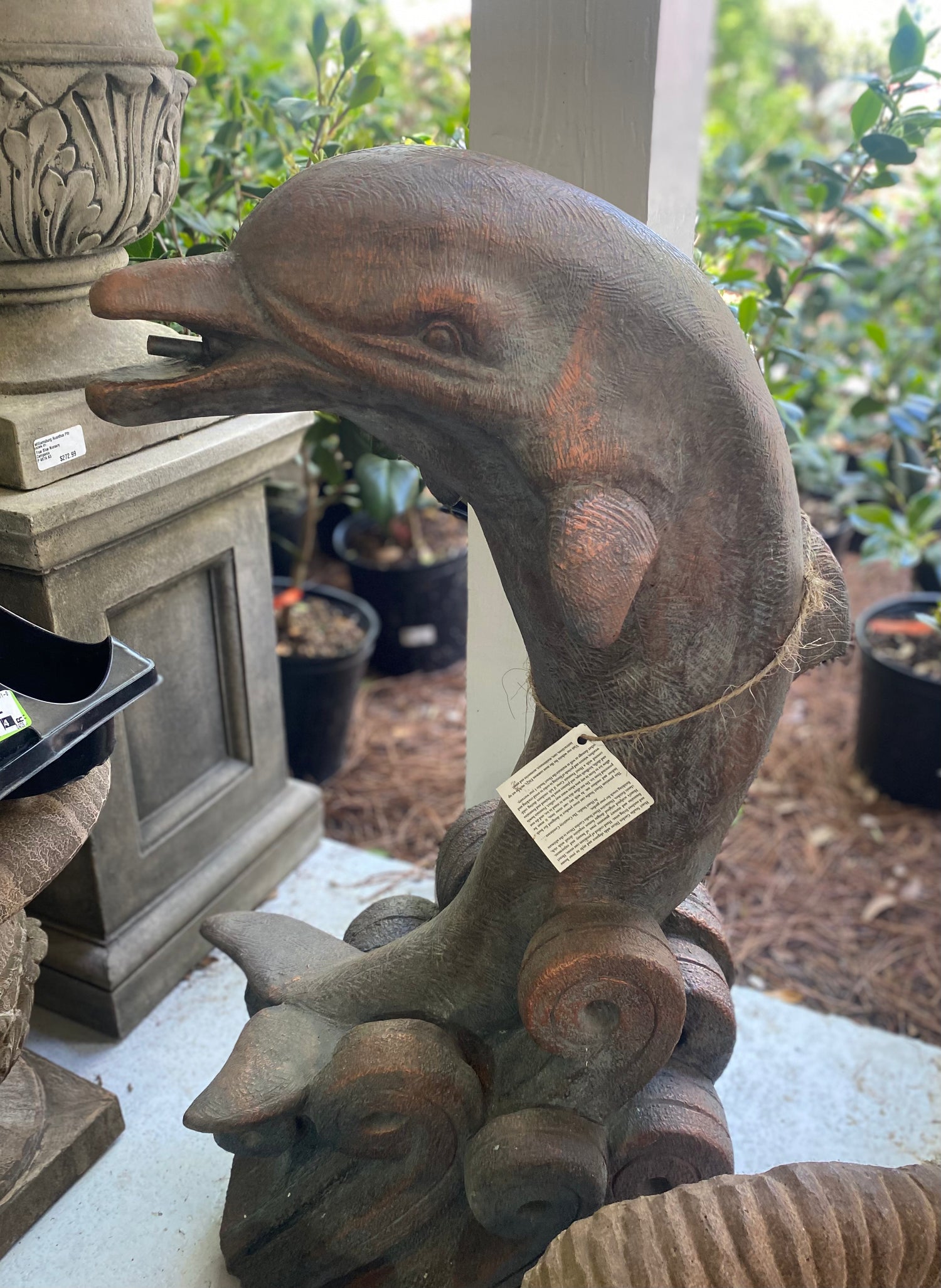 Classic Dolphin Wave Statue