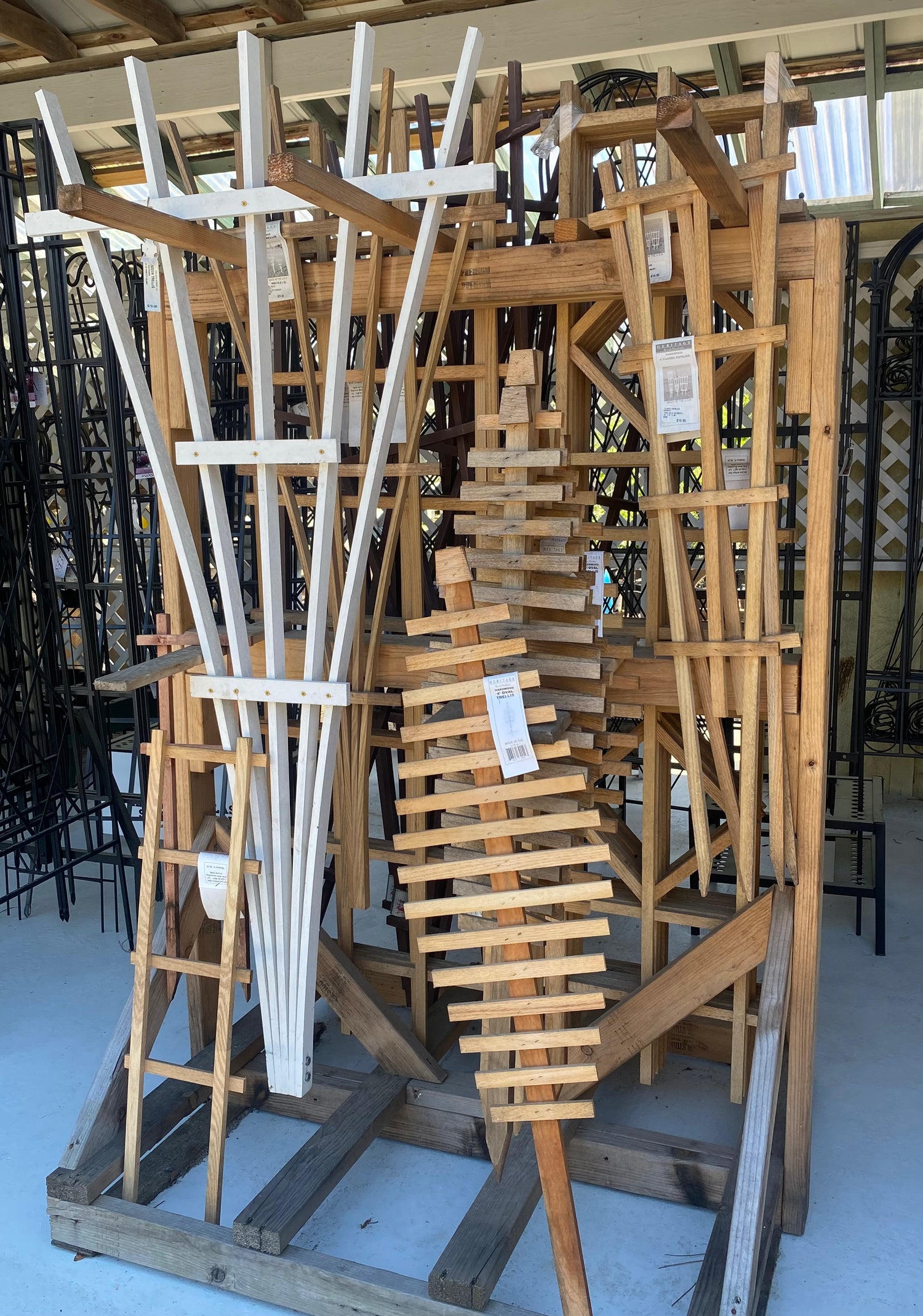 Rustic Wooden Trellis Collection