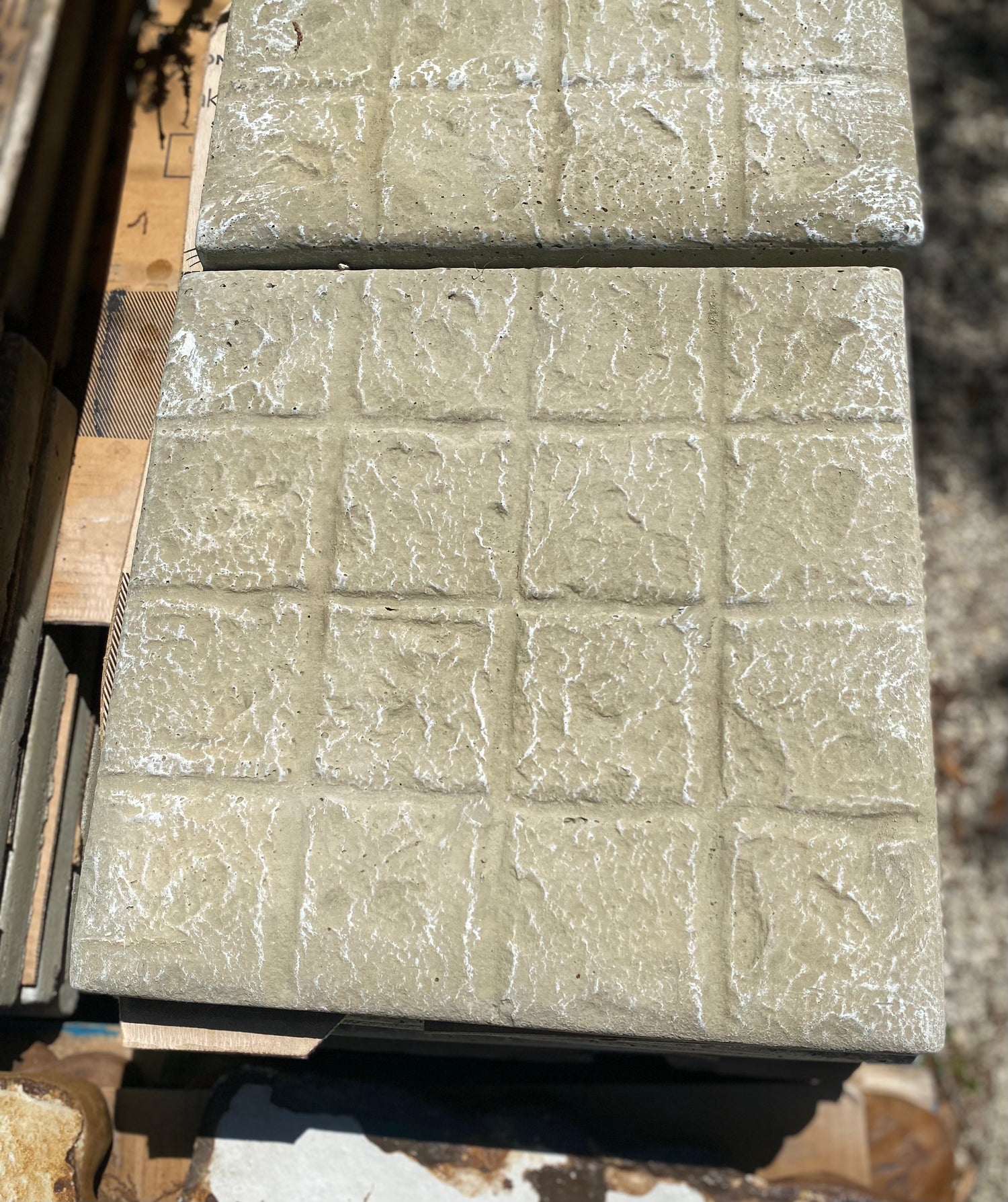 Textured Cobblestone Stepping Stones