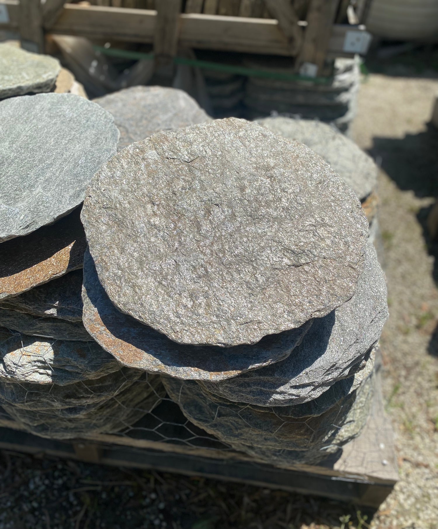 California Gold Stepping Stones - Natural Slate