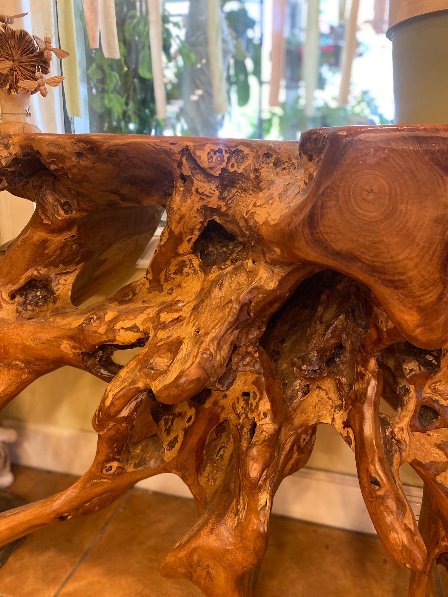 Handcrafted Teak Root Console Table - Java Collection