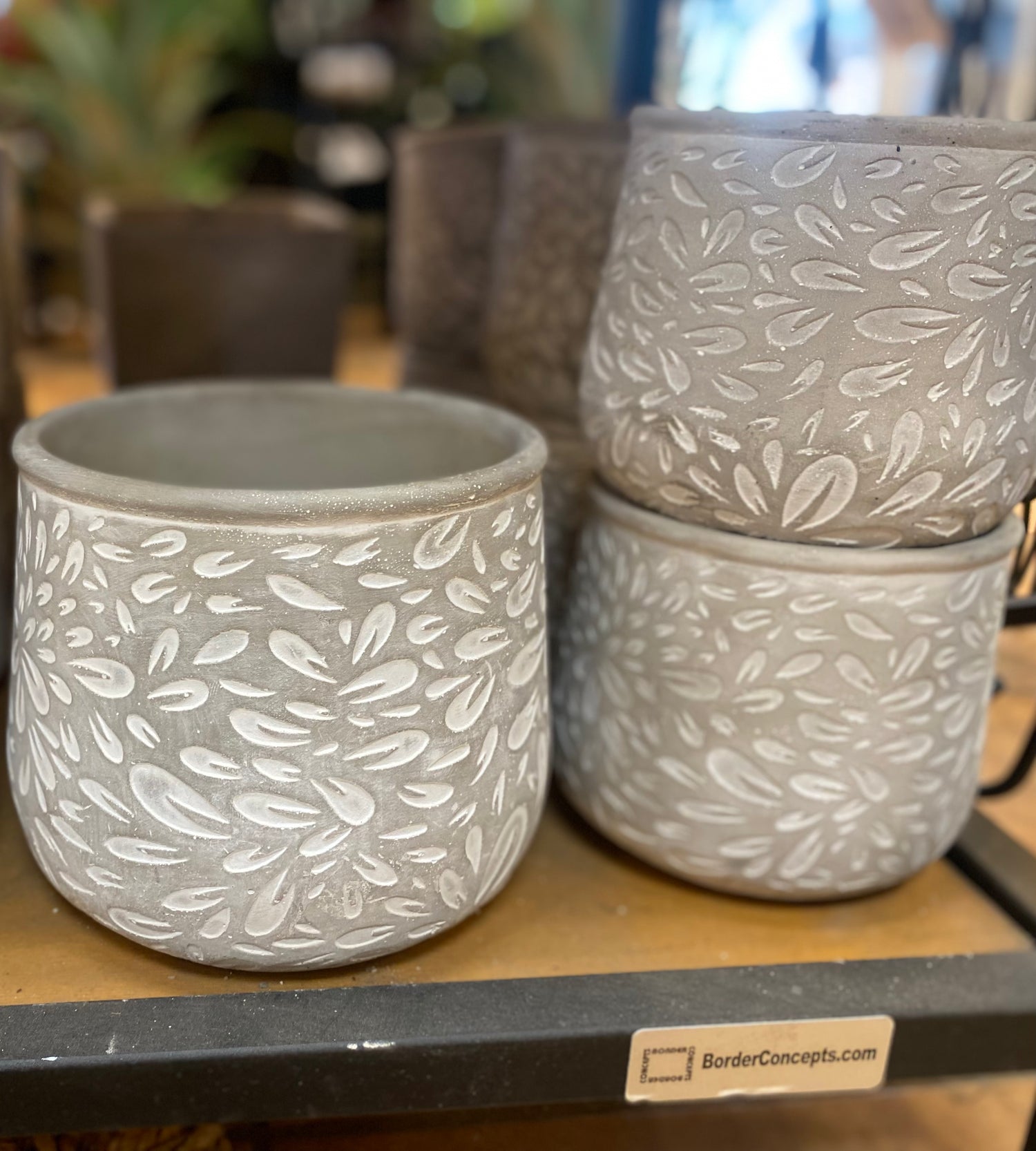 Textured Droplet Pattern Planters