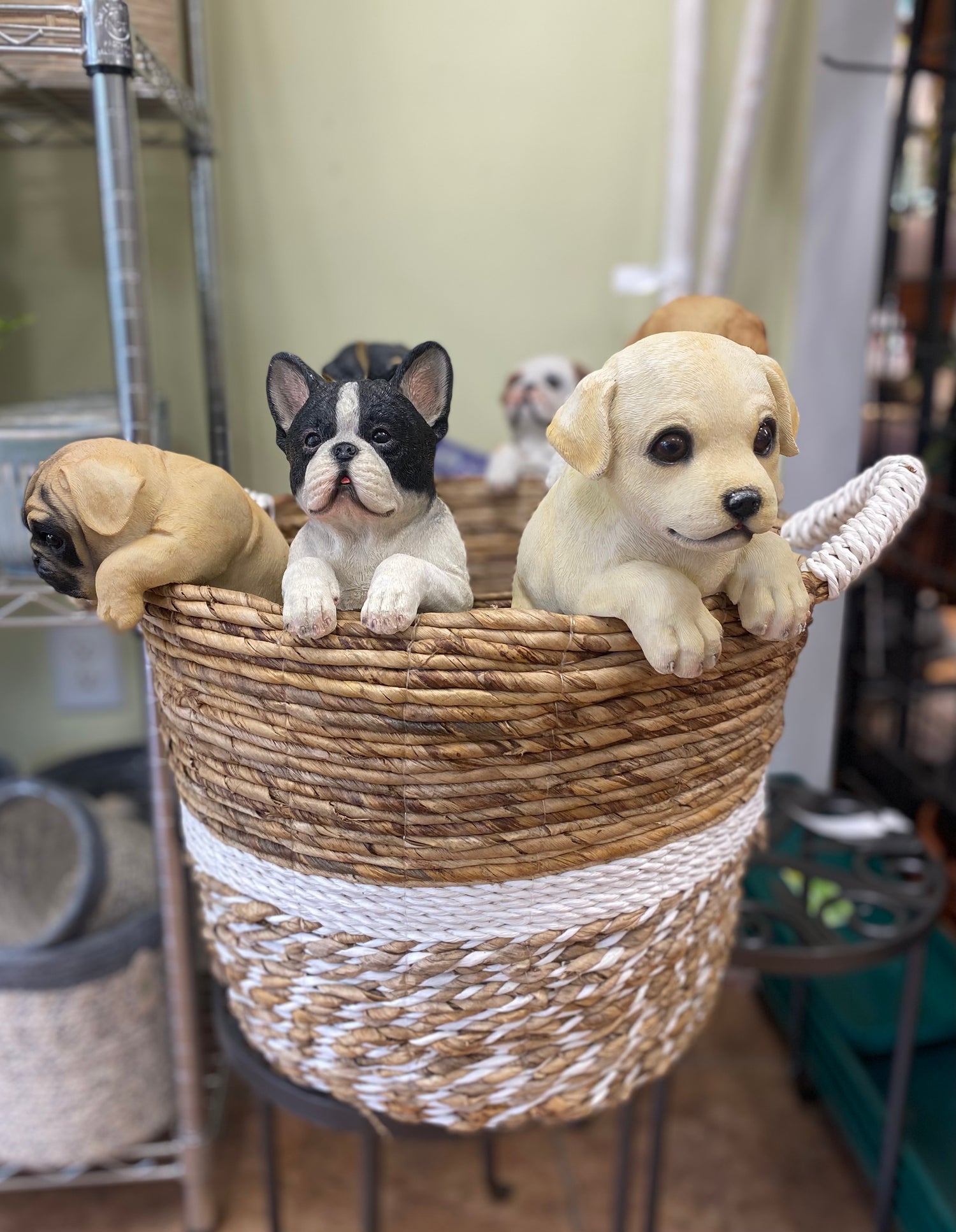 Puppy Garden Statues