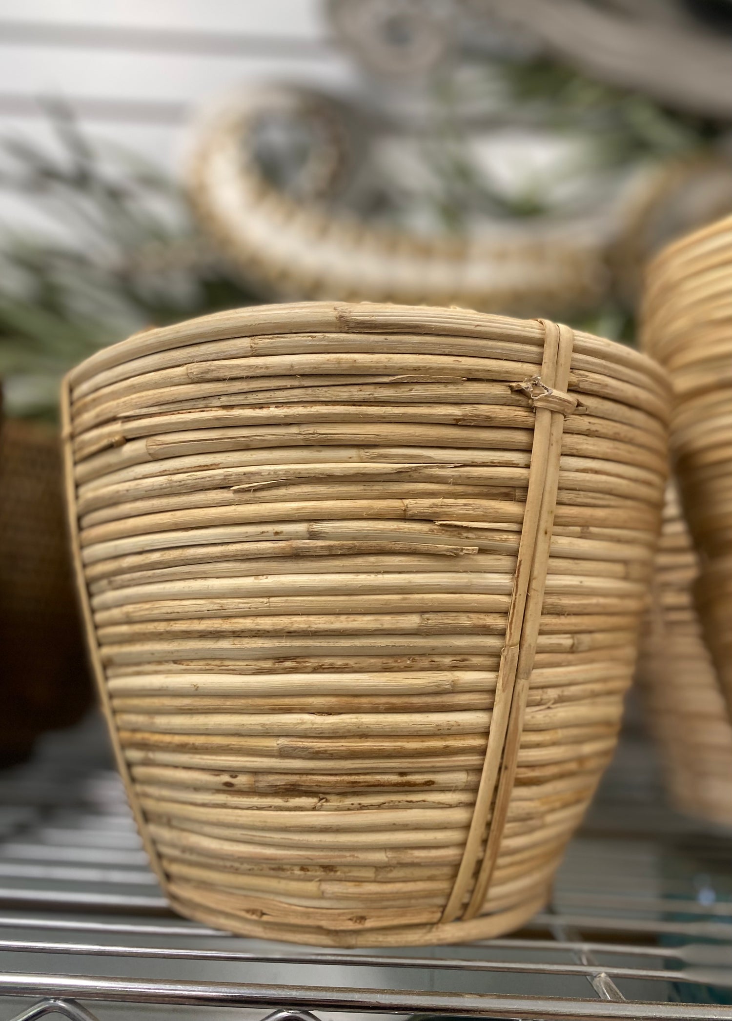 Natural Rattan Planter