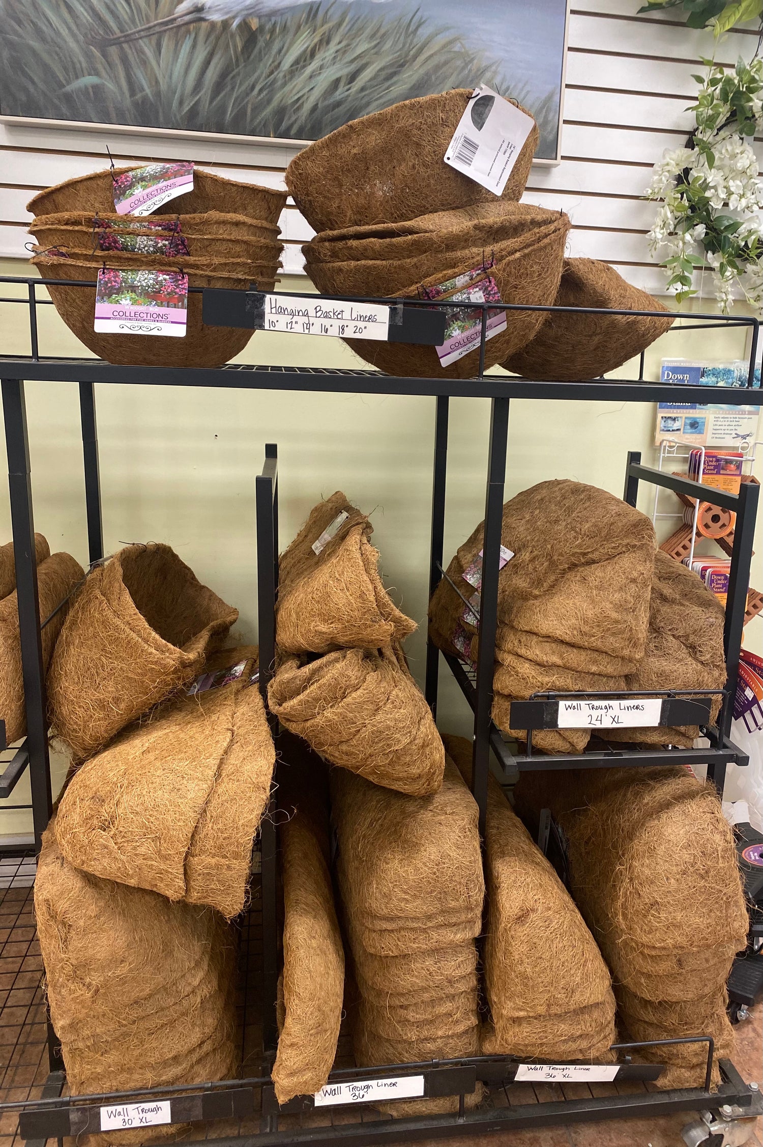 Coconut fiber Basket & Trough Liners