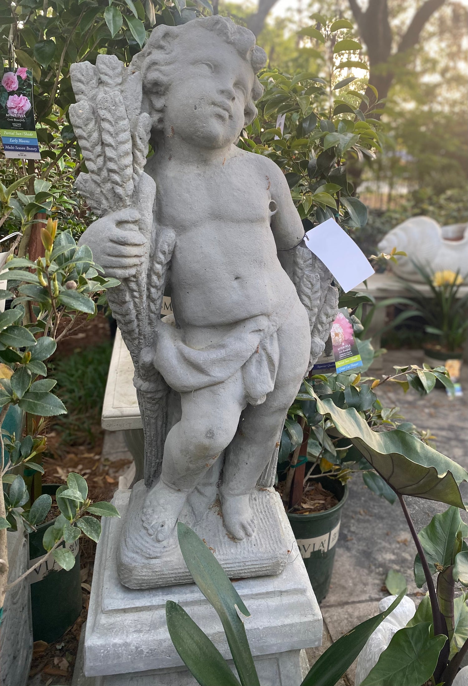Fall Genoa Season Cast Stone Statue
