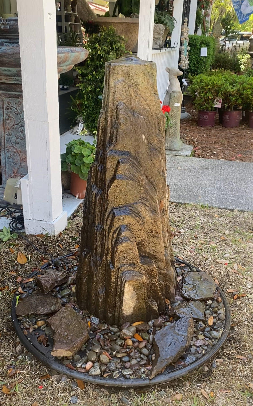 Mountain Ridge Stone Fountain