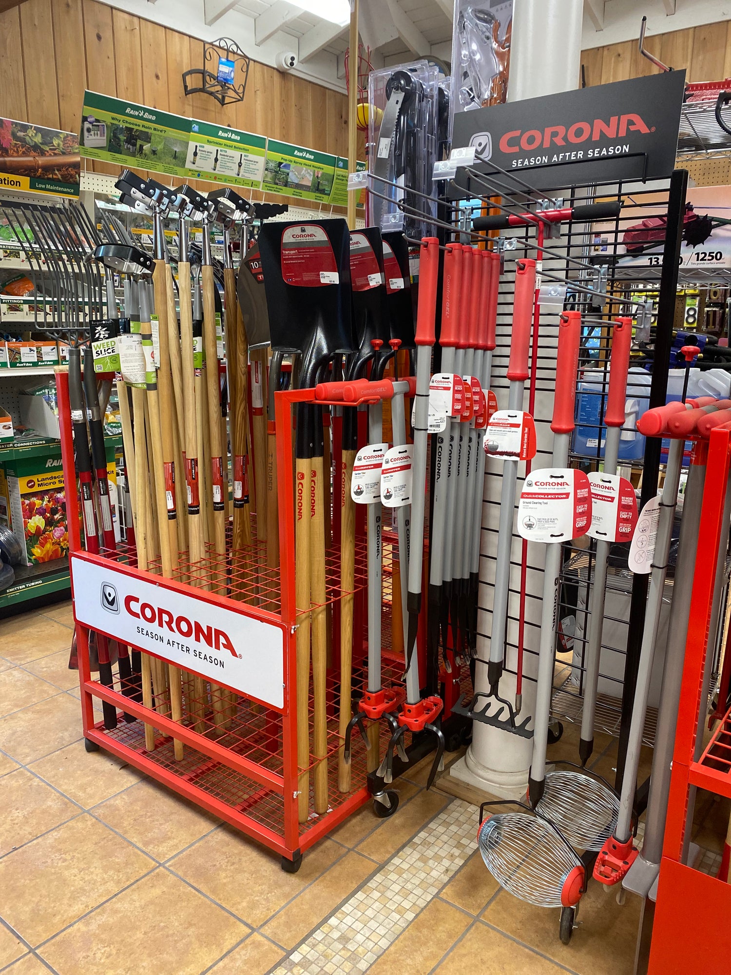 Corona Garden Tools Display - Durable Tools for Every Season