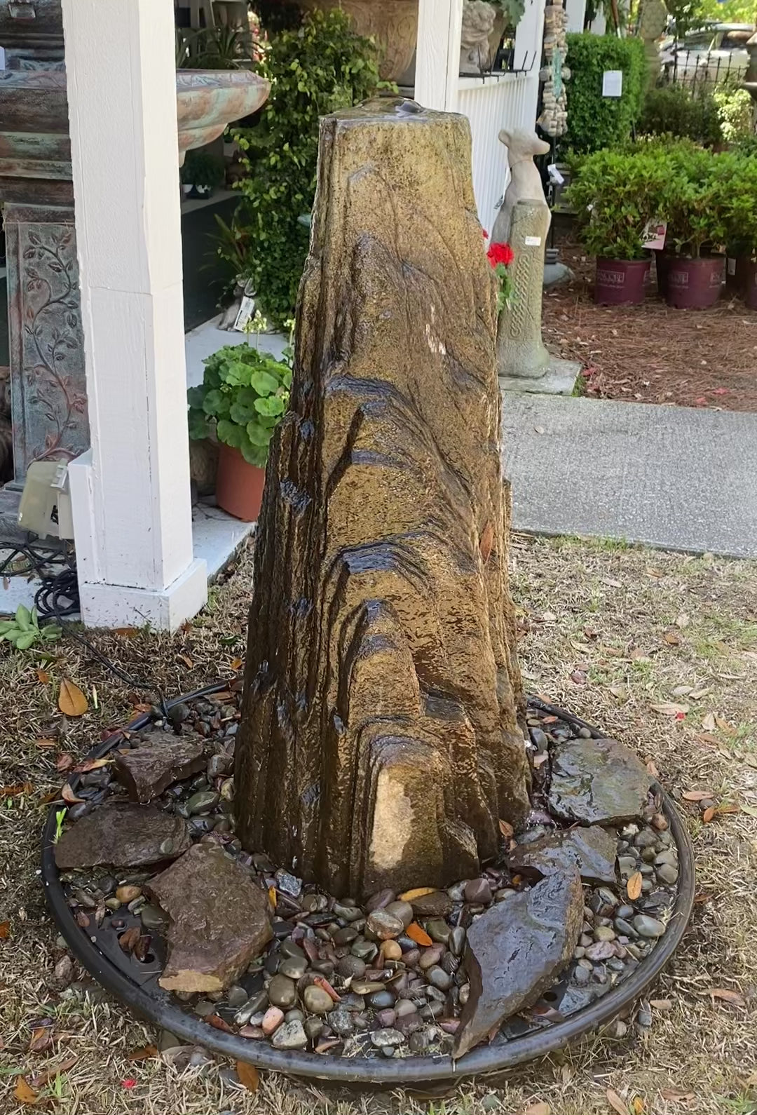 Mountain Ridge Stone Fountain